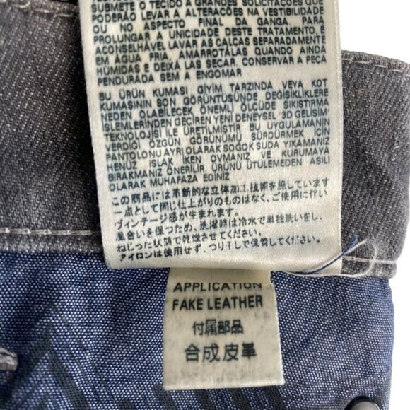 DIESEL Black Gold Superbia Wash BG80M Grey Slim Tapered Denim Jeans US 30 - Picture 15 of 16